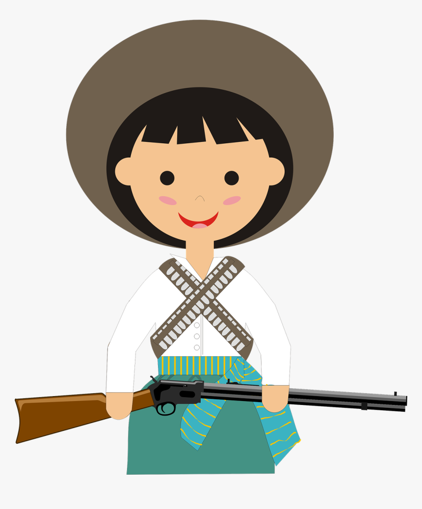 Adelita Soldadera Mexican Revolution - Adelita Png, Transparent Png