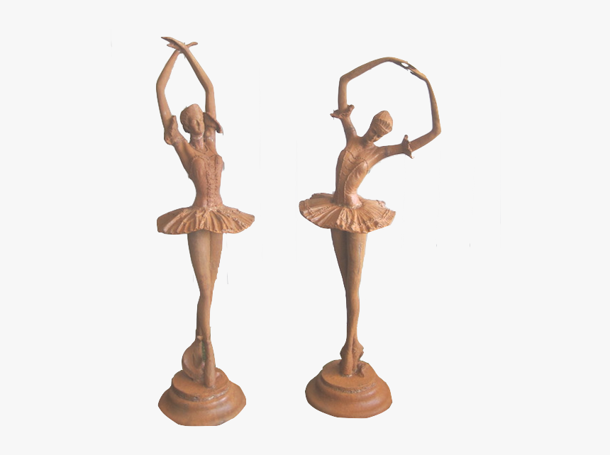 G054 Dancer Pair Cast Iron - Bronze Sculpture, HD Png Download
