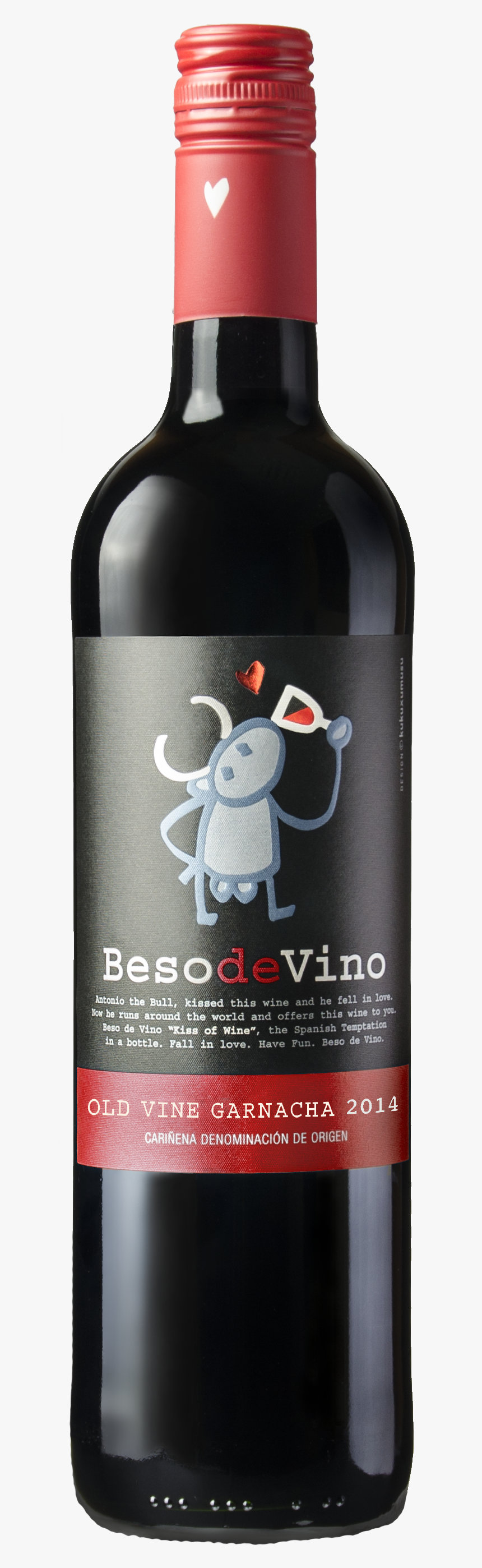 Beso De Vino Bottle - Beso De Vino Old Vine Garnacha, HD Png Download