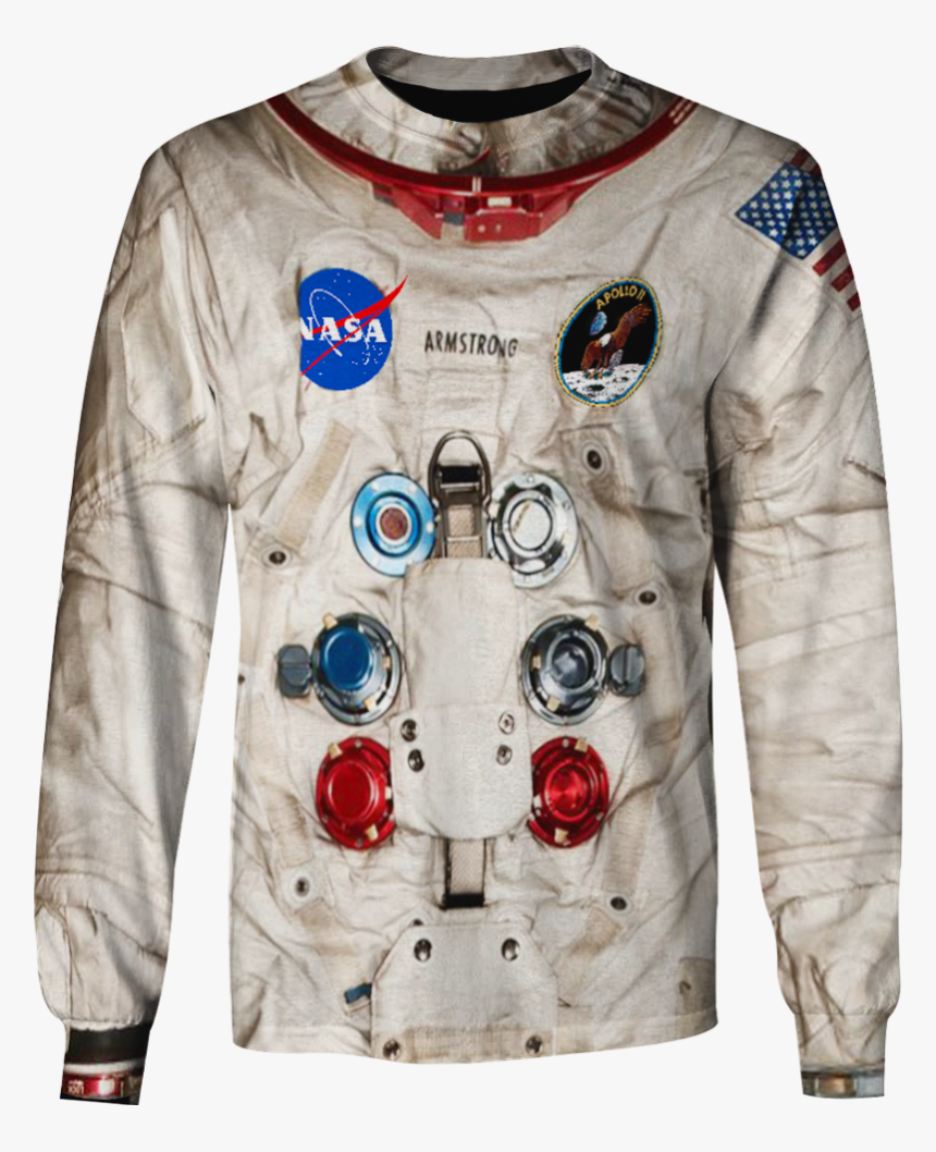 3d Armstrong Space Suit Hoodie, HD Png Download