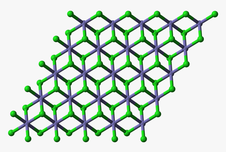 Ferric Chloride 3d Ball , Png Download - Iron Ii Chloride Crystal Structure, Transparent Png