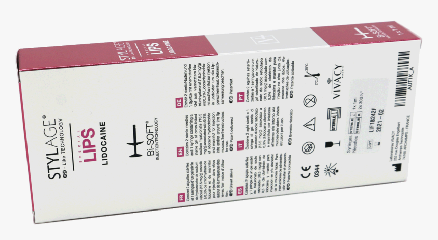 Stylage Special Lips Lidocaine Verso - Box, HD Png Download