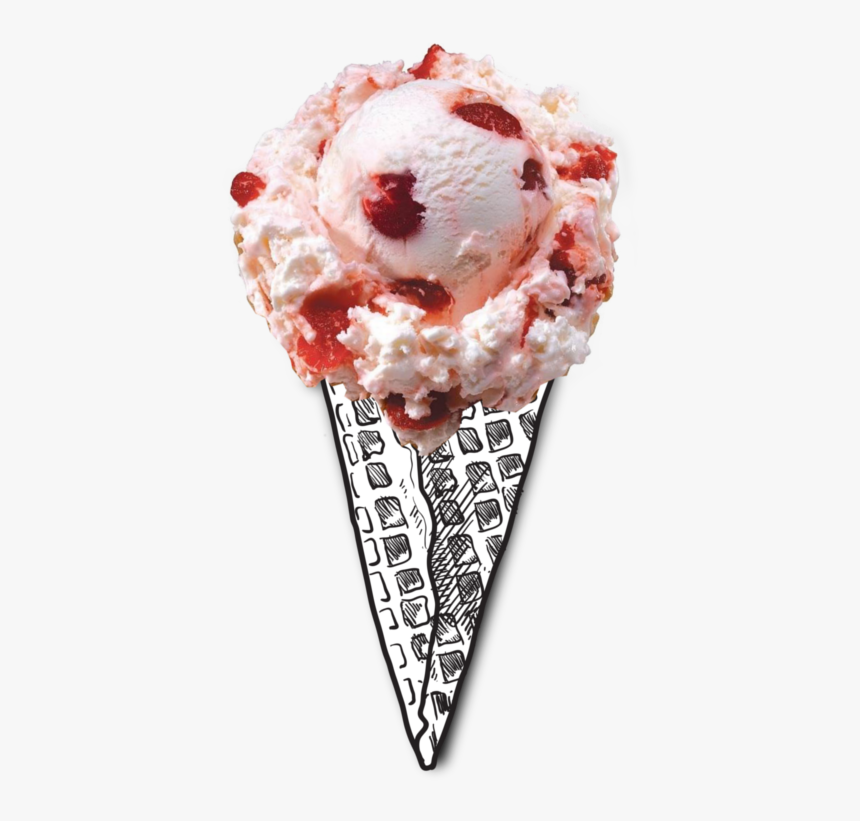 Ice Cream , Png Download - Cone Cherry Ice Cream, Transparent Png