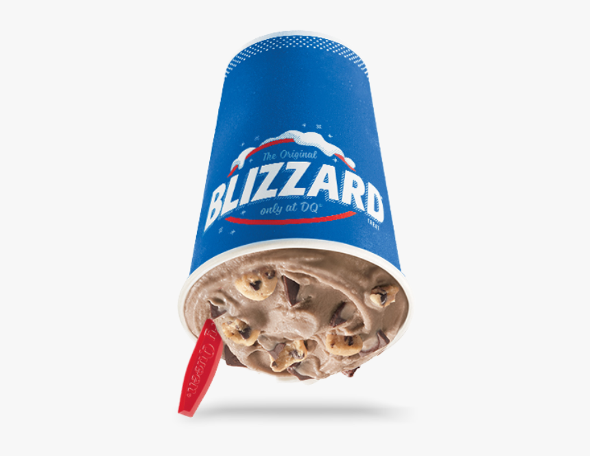 Double Fudge Cookie Dough Blizzard® Treat - Peppermint Hot Cocoa Blizzard, HD Png Download