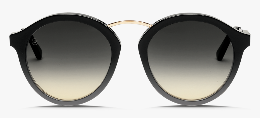 Electric Mixtape Sunglasses-gloss Black/ohm Black Gradient - Circle, HD Png Download