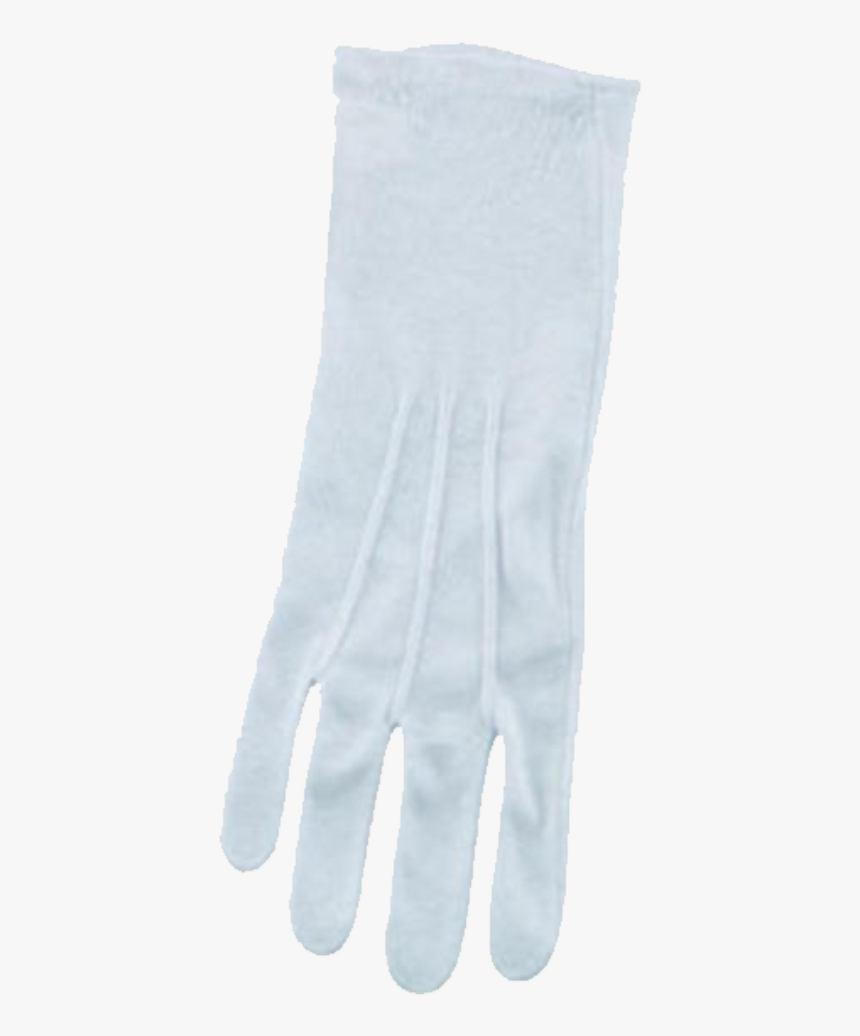 Director S Showcase Cotton White Gloves - Hand, HD Png Download