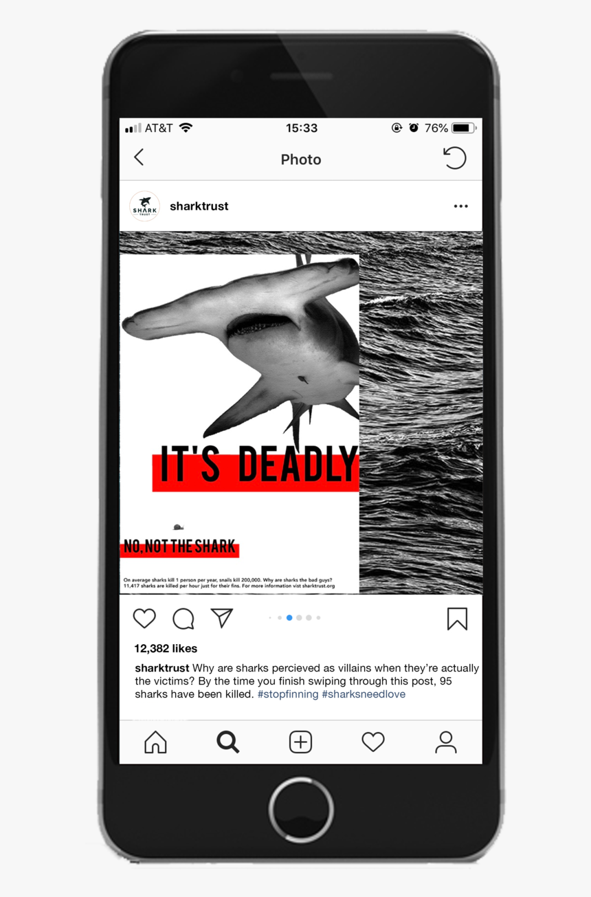 Shark Trust Instagram Mockup 3, HD Png Download