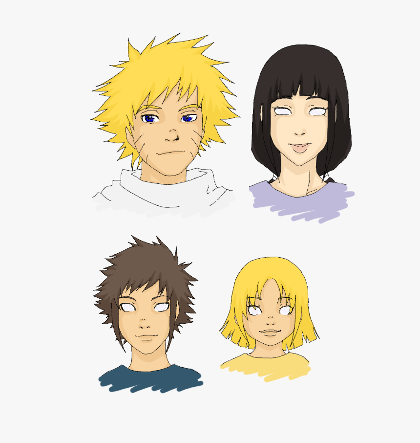 Naruto Hokage And Hinata Photo - Cartoon, HD Png Download