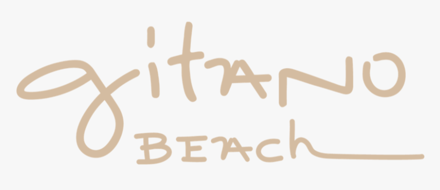 Gitano Beach-sand - Calligraphy, HD Png Download
