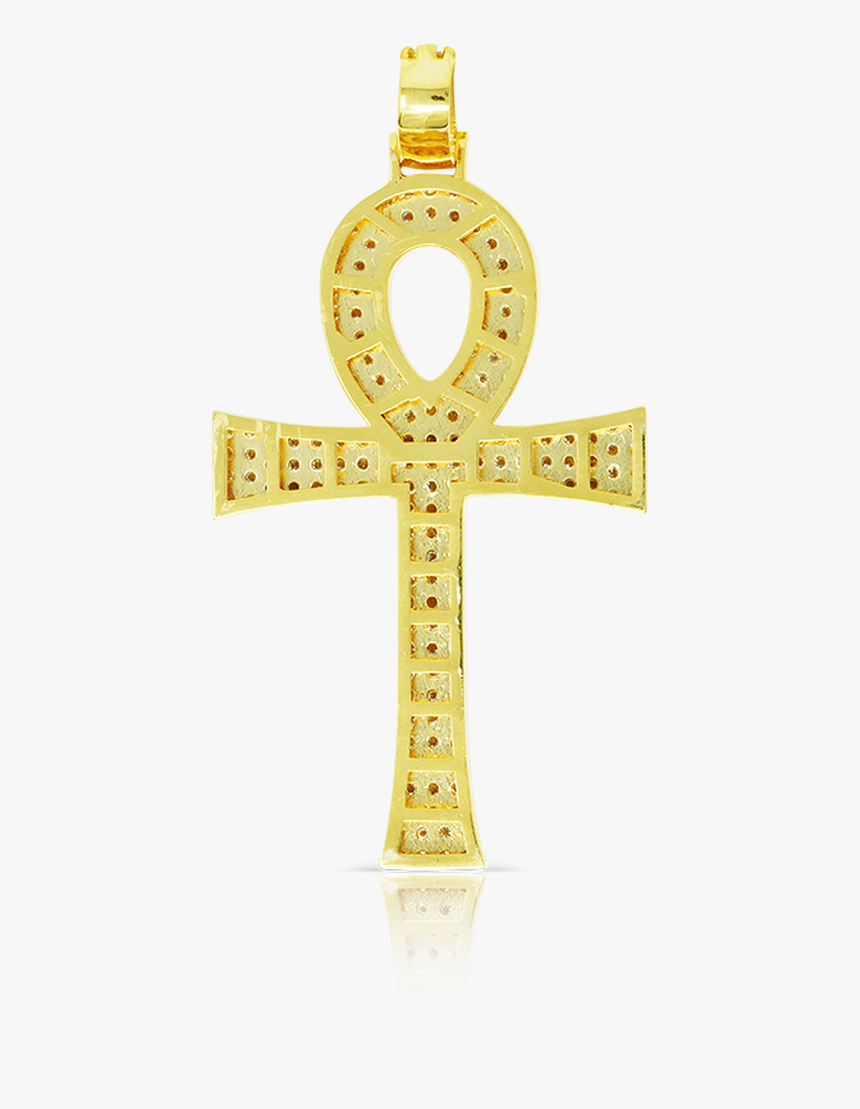 10k Yellow Gold Ankh Pendant - Pendant, HD Png Download