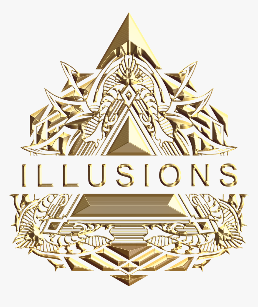 Illusions Logo Gold Png - Badge, Transparent Png