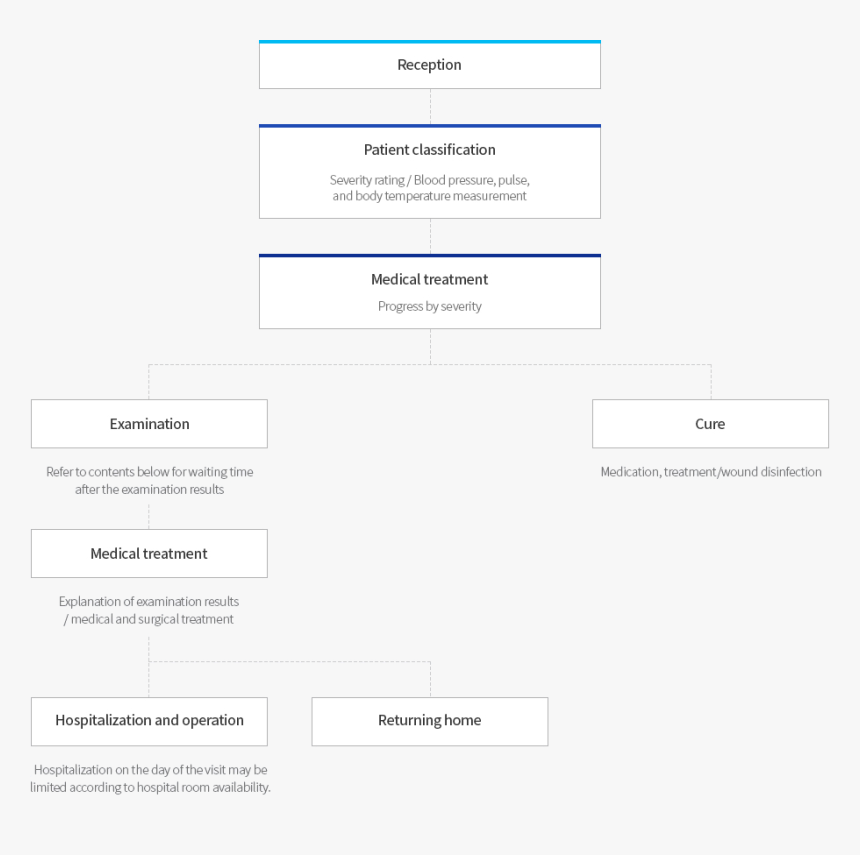 Medical Treatment Procedure - Reception In Hospital Procedure, HD Png Download