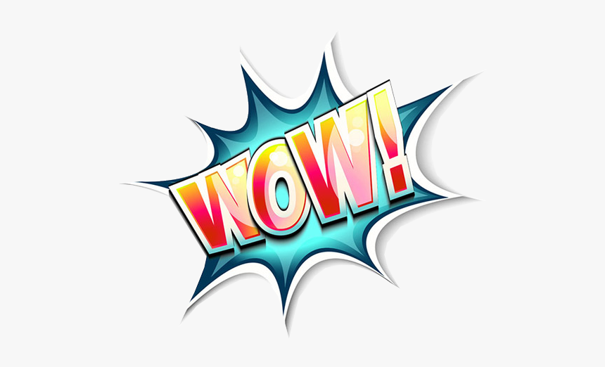 Comic Book Wow Clipart Clipart Library Download Comics - Wow In Bubble Letters, HD Png Download