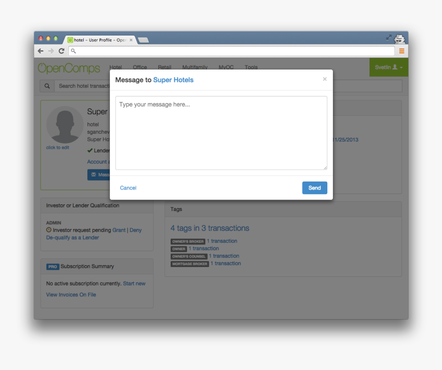 Message Box In User Profile - Utility Software, HD Png Download