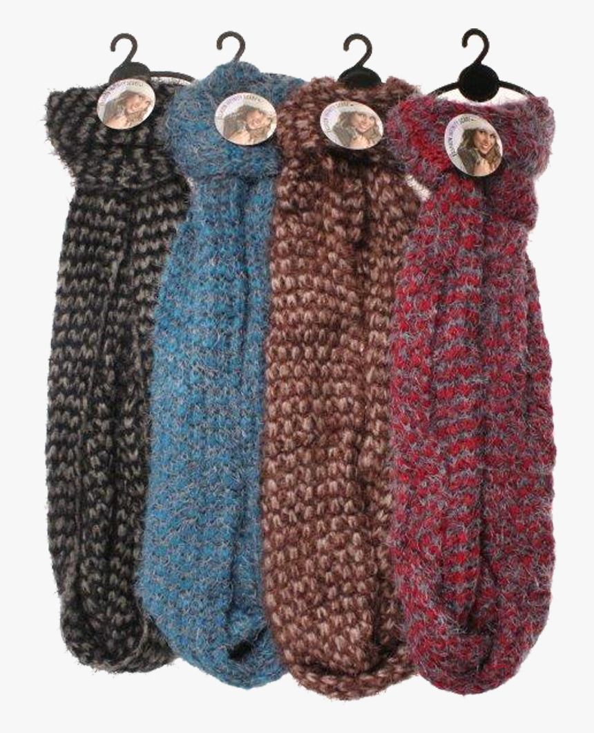 Winter Neck & Head Protection-scarf Ladies Feather - Wool, HD Png Download