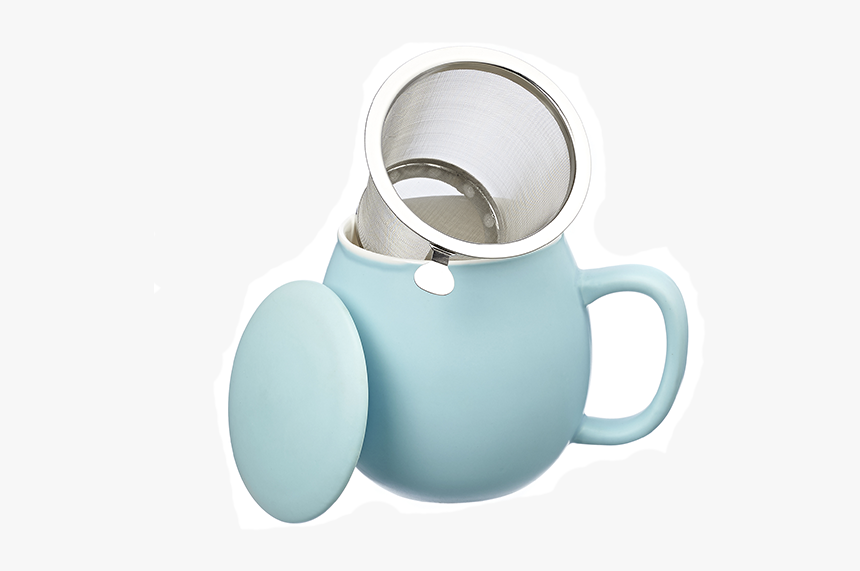 Camilla Tea Mug With Lid And Stainless Steel Infuser, - Teapot, HD Png Download