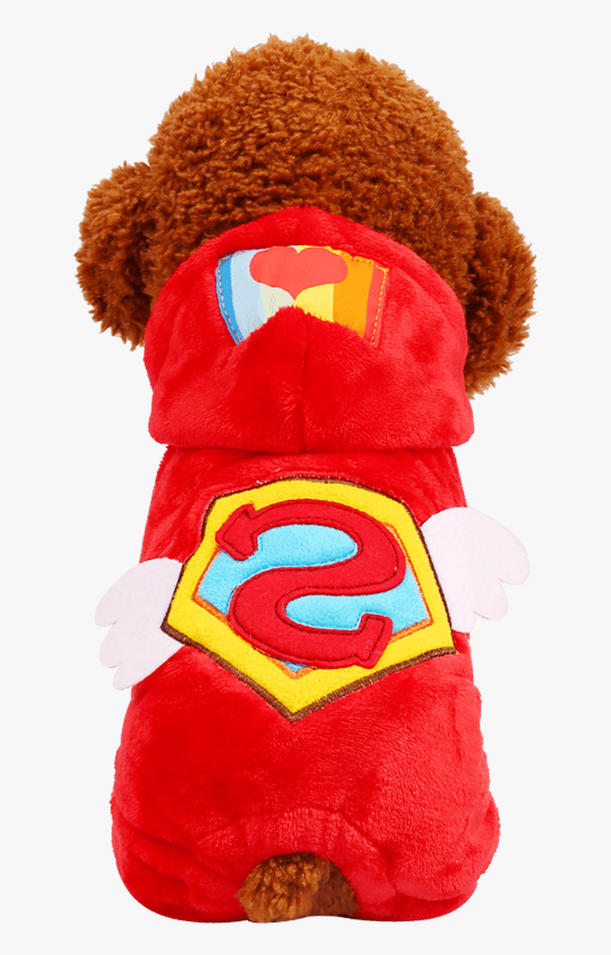 Red Teddy Bear Puppies Four Feet Thick Small Flying - Stuffed Toy, HD Png Download
