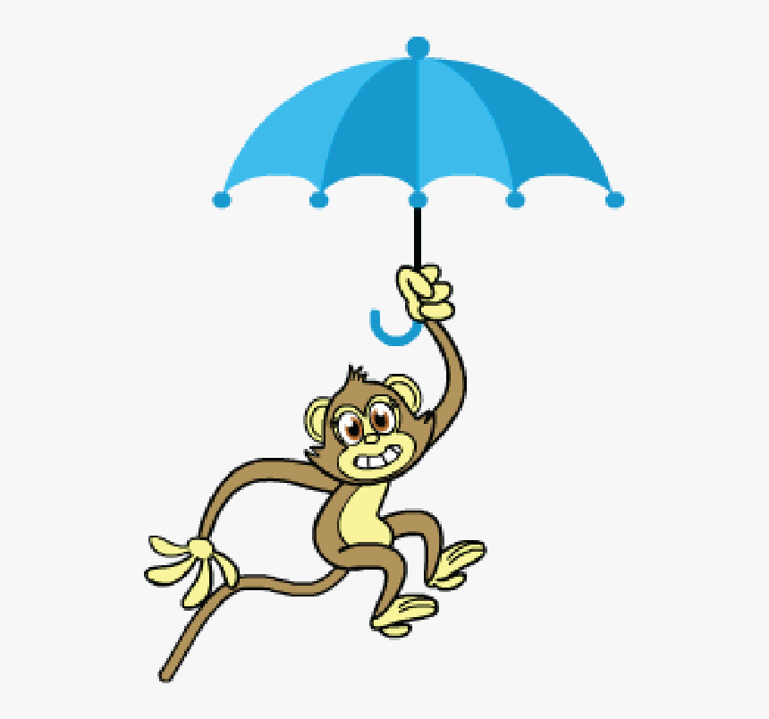 Maggie The Monkey With An Umbrella, Music For Kids - Umbrella, HD Png Download