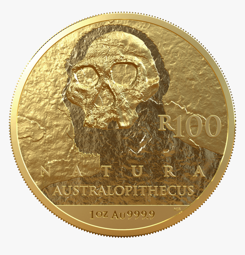 2019 Natura Hominids R100 1oz 24ct Gold Reverse - Cash, HD Png Download