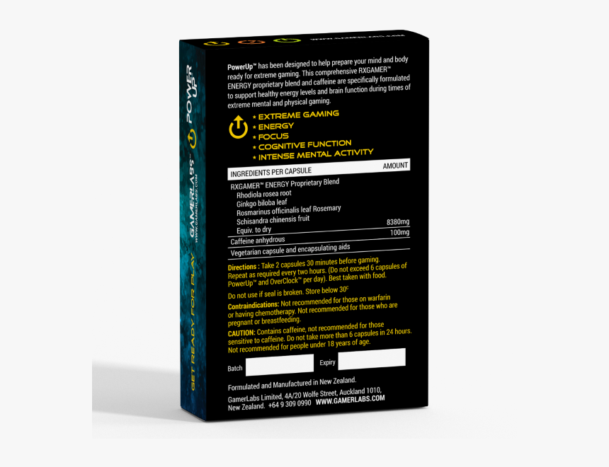 Powerup™ Packaging Reverse - Multimedia Software, HD Png Download