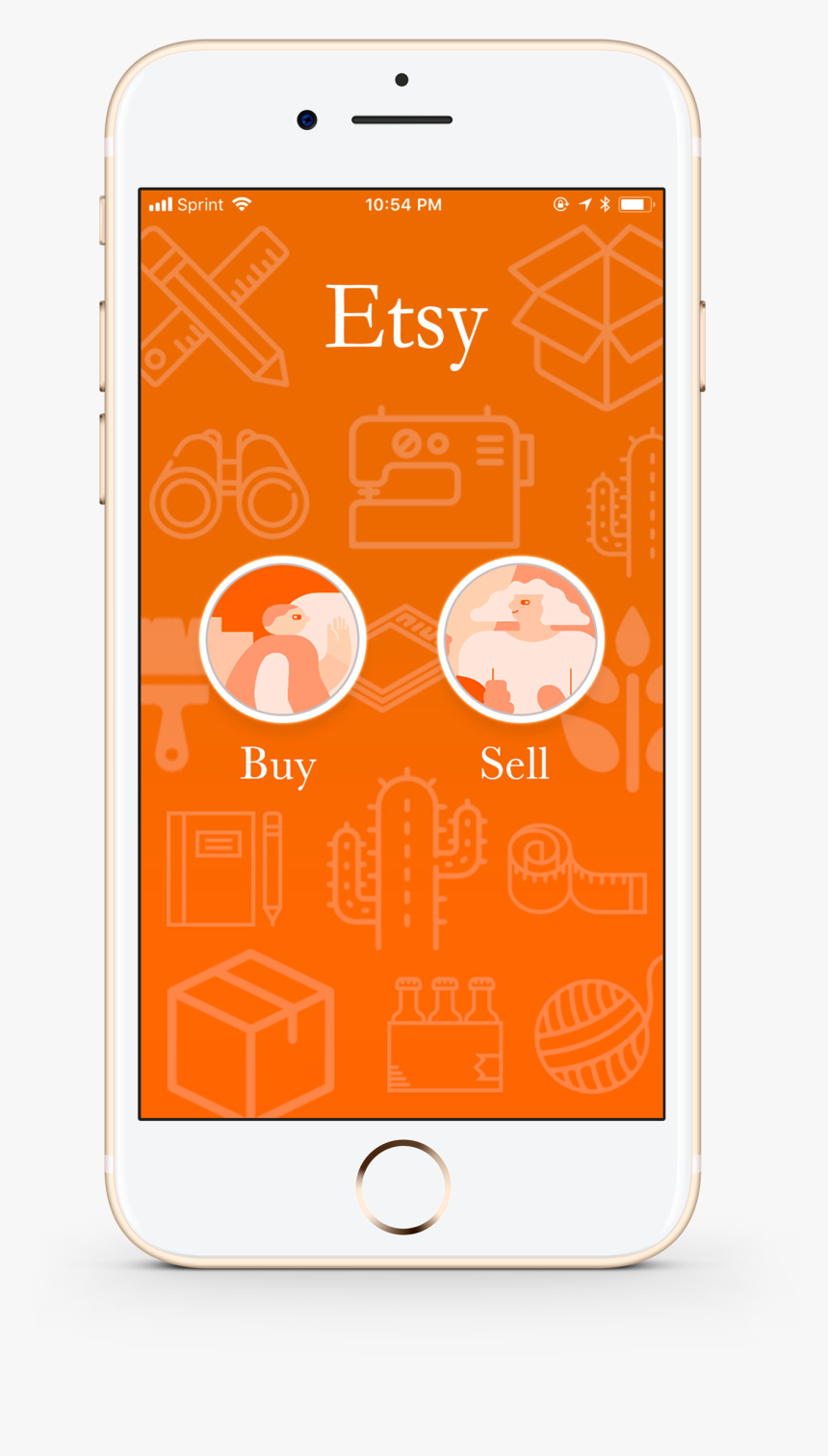 Play With The Prototype *currently Under Construction - Etsy Login App Screen, HD Png Download