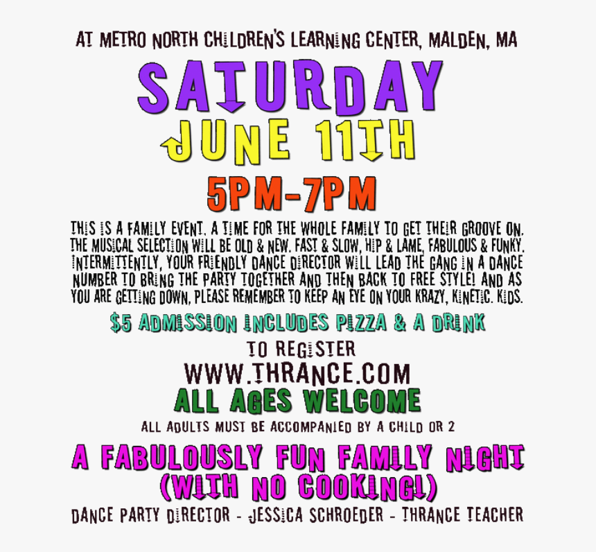 Transparent Dance Party Png - Poster, Png Download