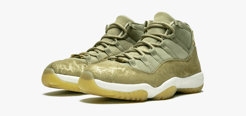 Wmns Air Jordan 11 Retro Neutral Olive - Sneakers, HD Png Download