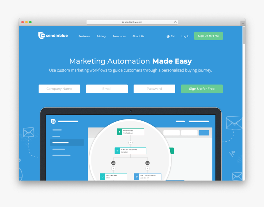 Top Constant Contact Alternatives - Landing Page With Links, HD Png Download