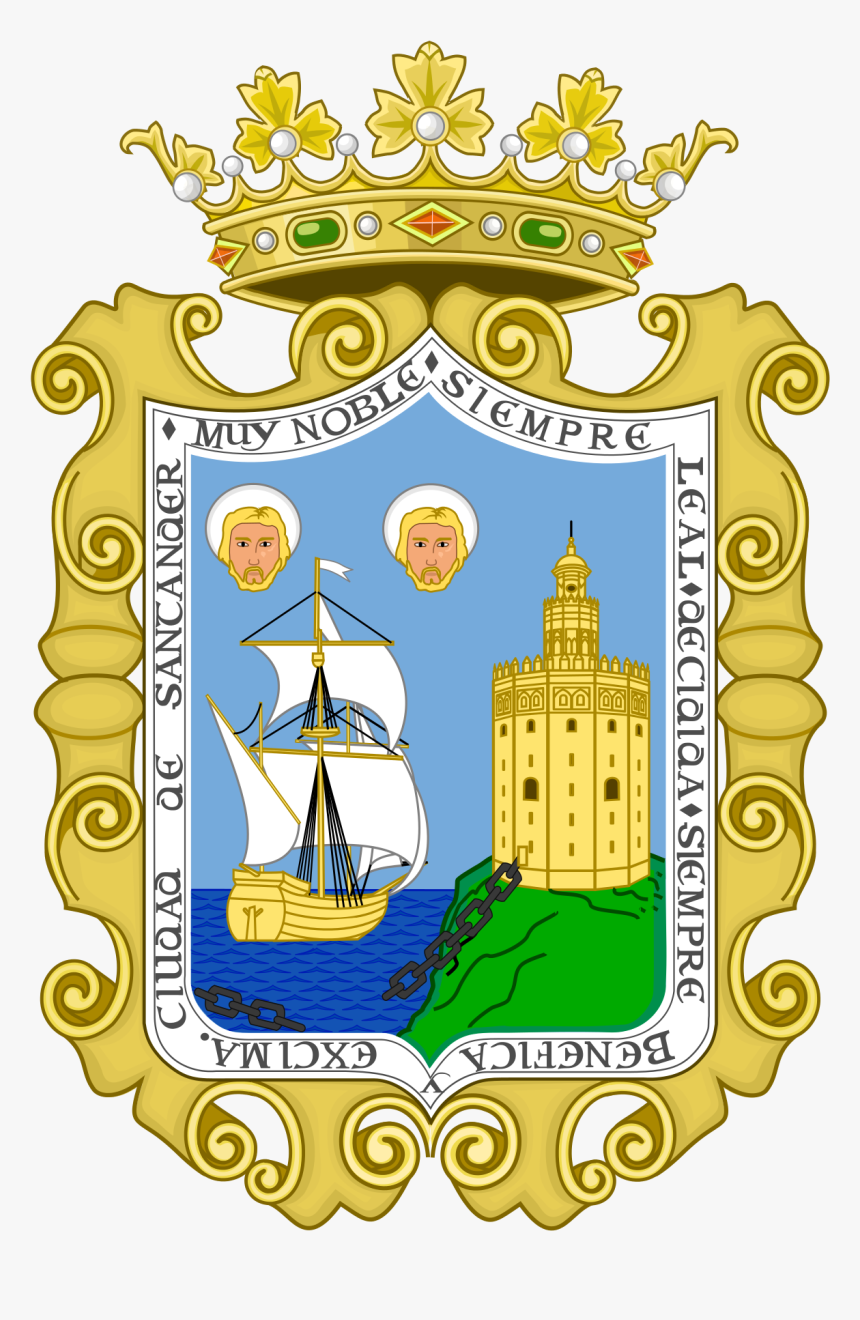 Escudo De Santander Torre Del Oro, HD Png Download