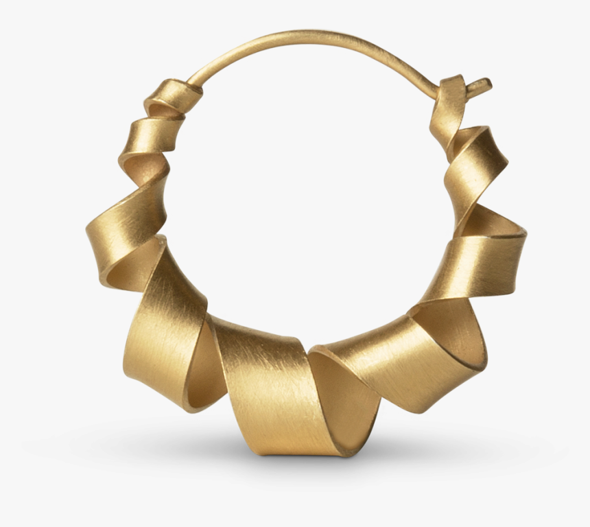 Small Curly Hoop 
 Title Small Curly Hoop - Jane Koenig Small Curly Hoops, HD Png Download