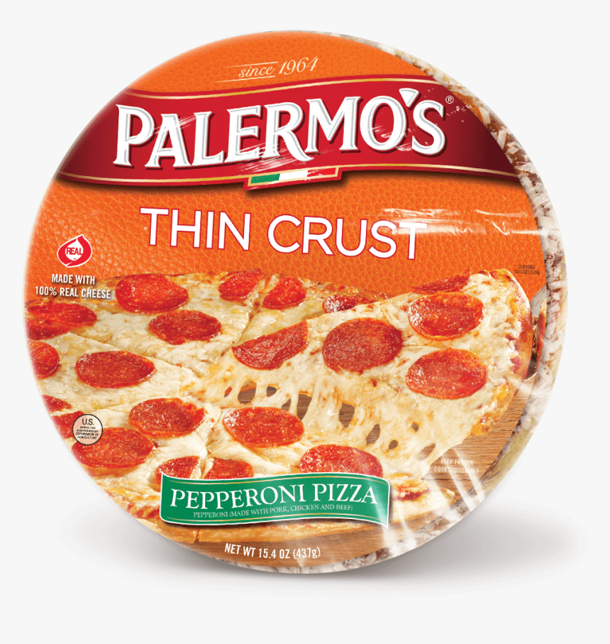Palermos Pizza, Thin Crust, Pepperoni - Palermos Pizza, HD Png Download