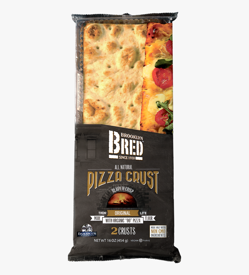 Pizza Crust - Original - Brooklyn Pizza Bread, HD Png Download