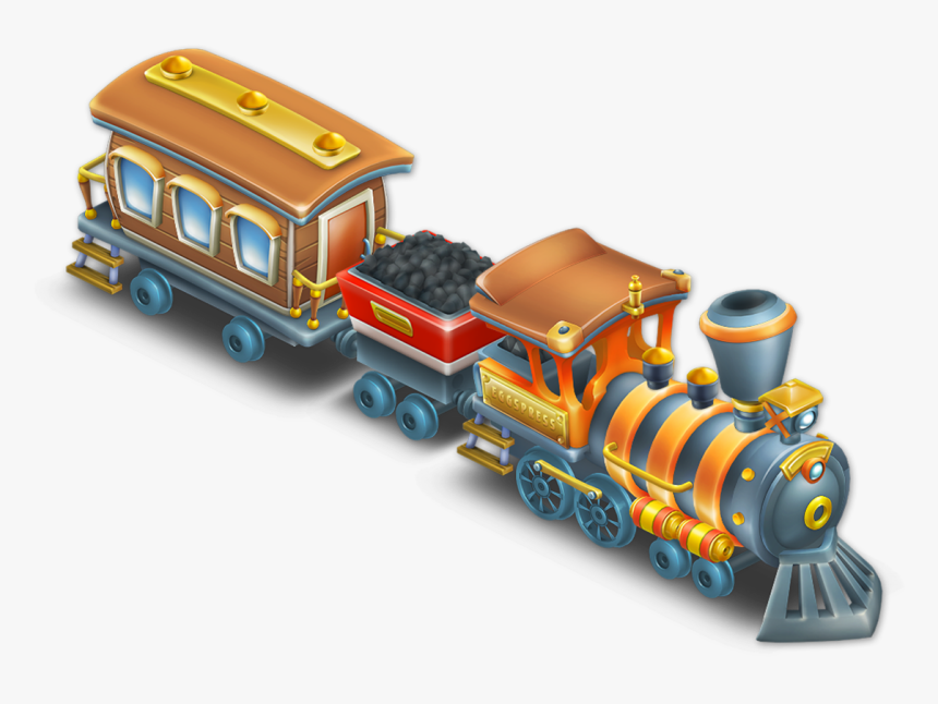 Hay Day Train - Transparent Transparent Background Train Images Clip, HD Png Download