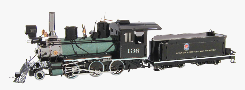 Old West 2 6 0 Locomotive - Metal Earth Wild West Locomotive, HD Png Download
