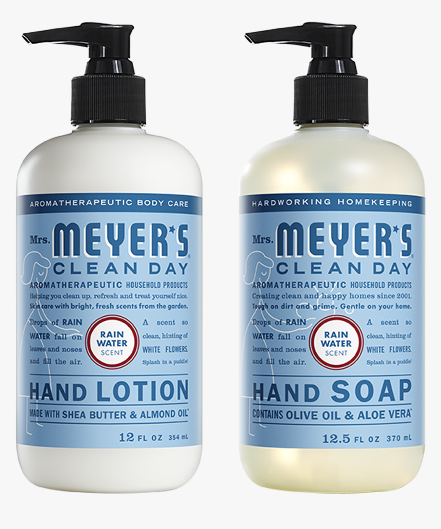 Mrs Meyers Rain Water Hand Care Basics Set - Mrs Meyers, HD Png Download
