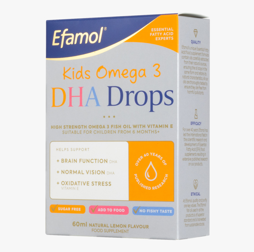 Efamol Omega 3 Dha Drops - Efamol Omega 3, HD Png Download