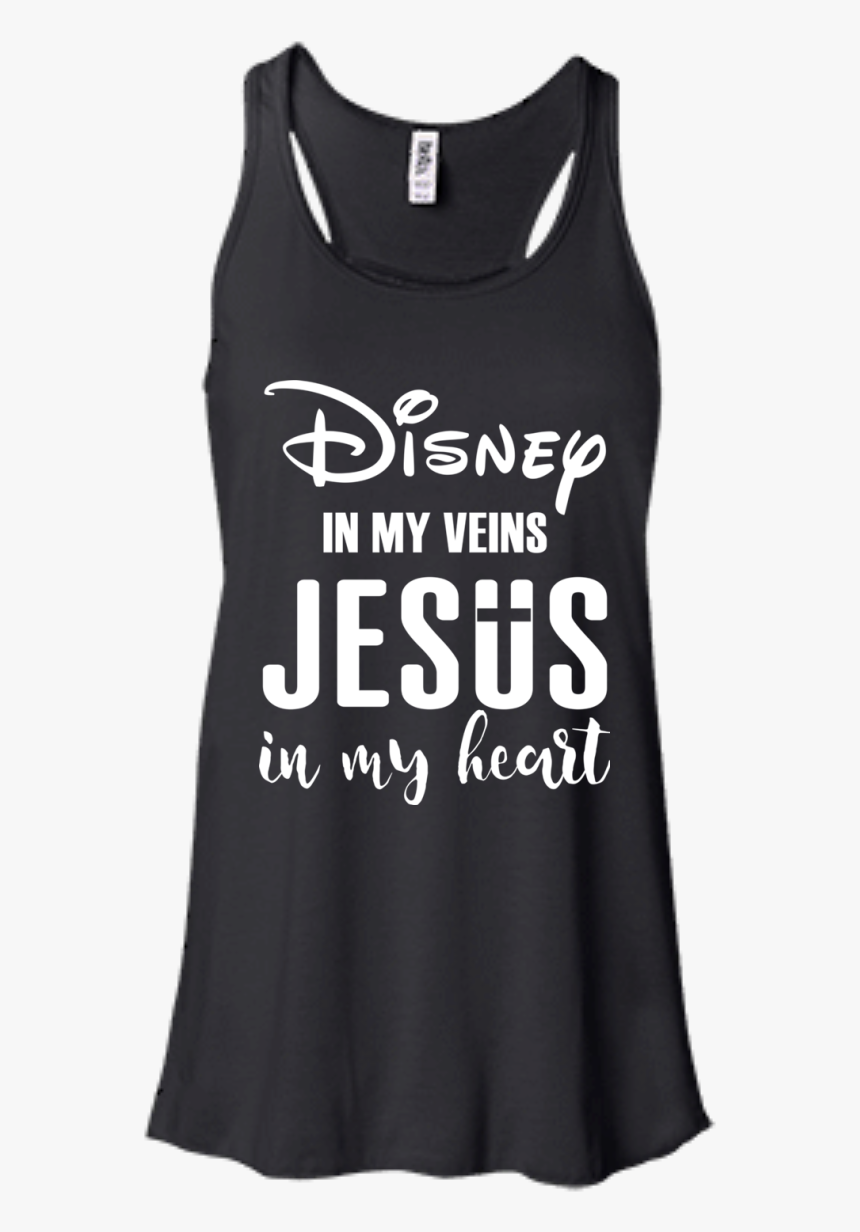 Disney In My Veins Jesus In My Heart T Shirt, Tank, - Active Tank, HD Png Download