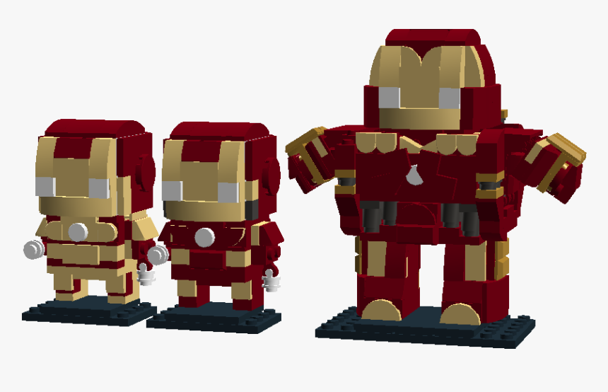 Iron Man Brickheadz Custom, HD Png Download