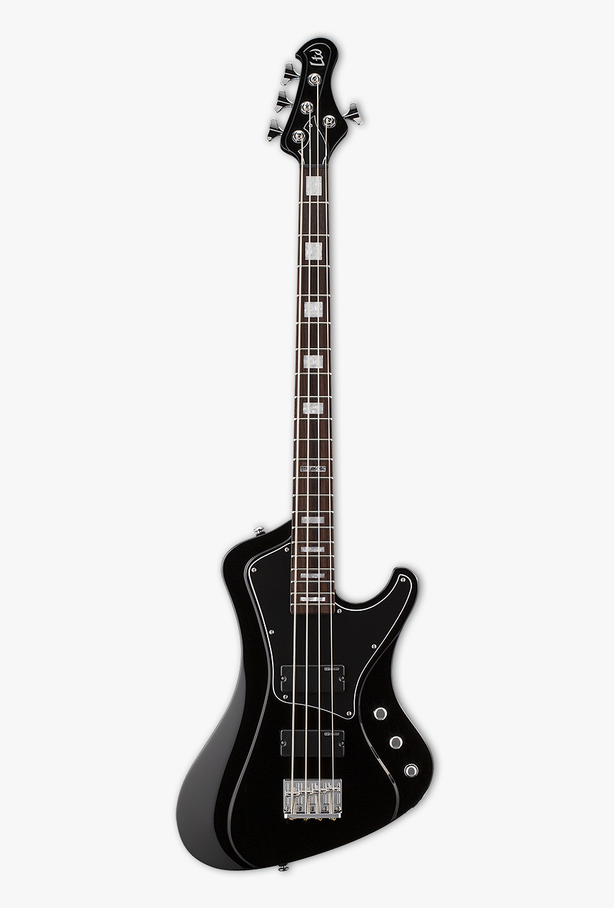 Esp Stream-204 Black Bass Guitar - Fender Electric Guitar Black, HD Png Download