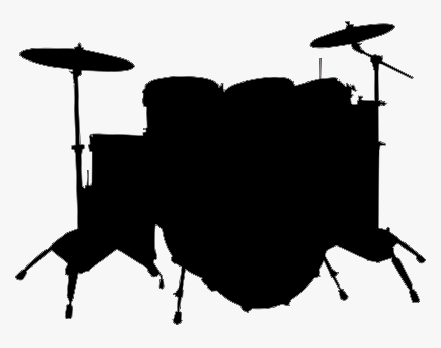 Musical Instruments Silhouette Png, Transparent Png