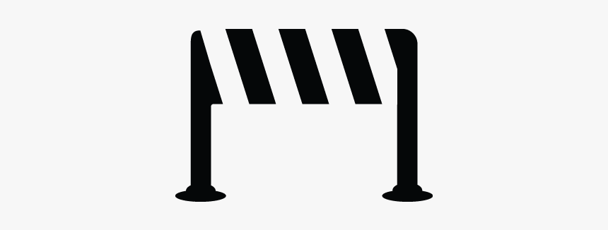 Divider Vector Png - Black And White Divider On Road, Transparent Png