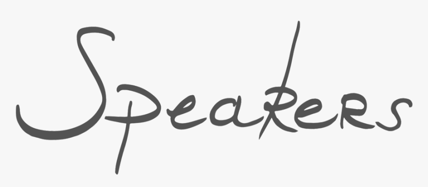 Speaker Header - Calligraphy, HD Png Download