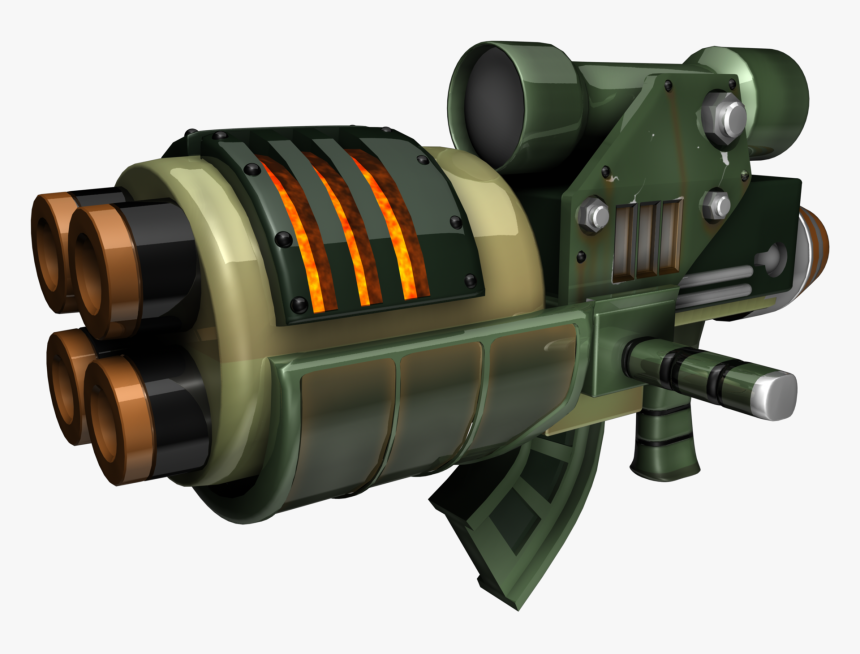 Megarocket Cannon Render - Minirocket Tube Ratchet And Clank, HD Png Download