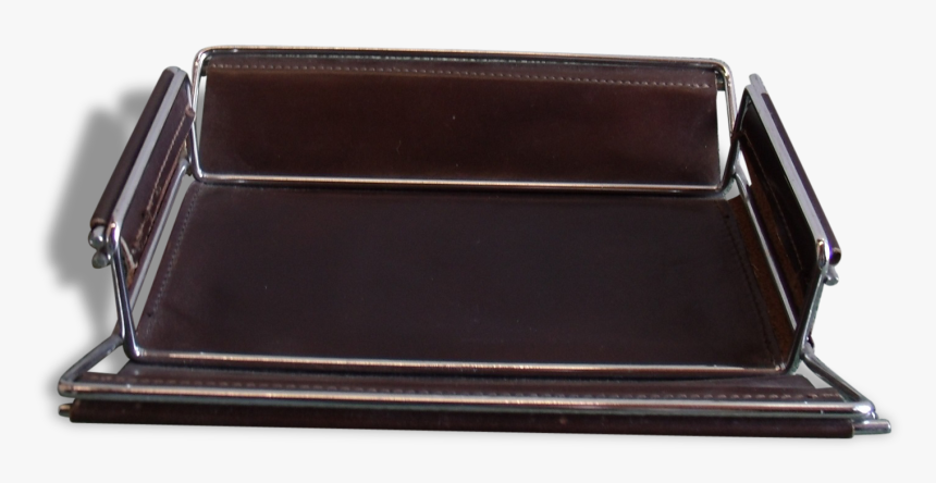 Basket Empty Leather And Metal Pocket Office - Wallet, HD Png Download
