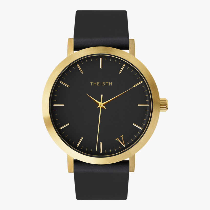 Black And Gold Watch Mens The5th 
 Srcset Data - Thread Etiquette, HD Png Download