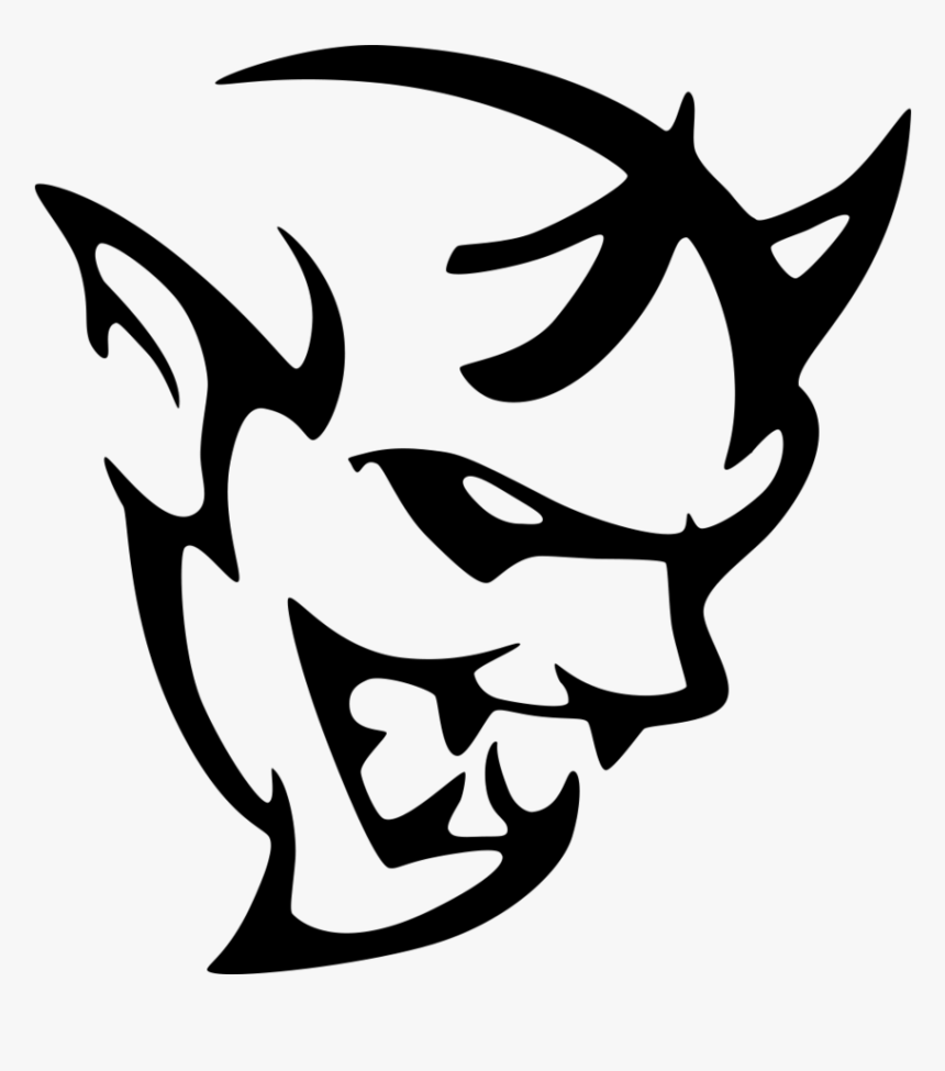 A Dodge Challenger Srt Demon Is Coming Jeep Jk Clips - Demon Dodge Logo, HD Png Download