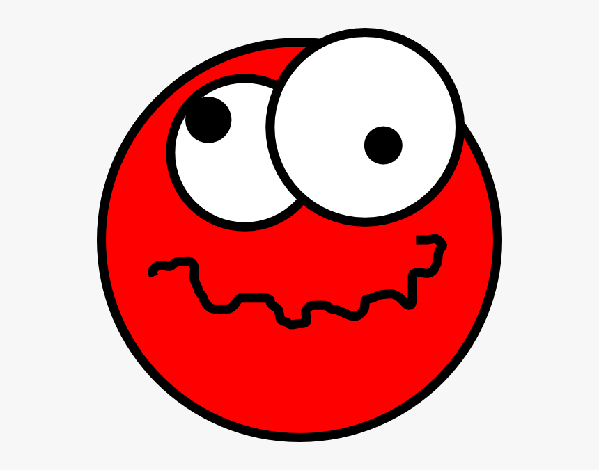 Smiley Emoticon Sadness Clip Art - Red Face Clipart, HD Png Download