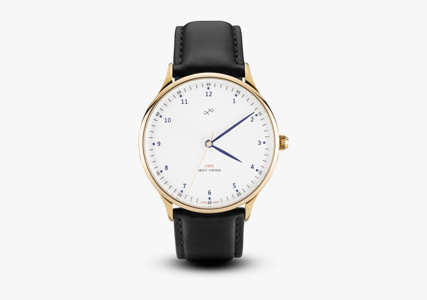 1969 Vintage, Gold / White - Copenhagen Watches, HD Png Download