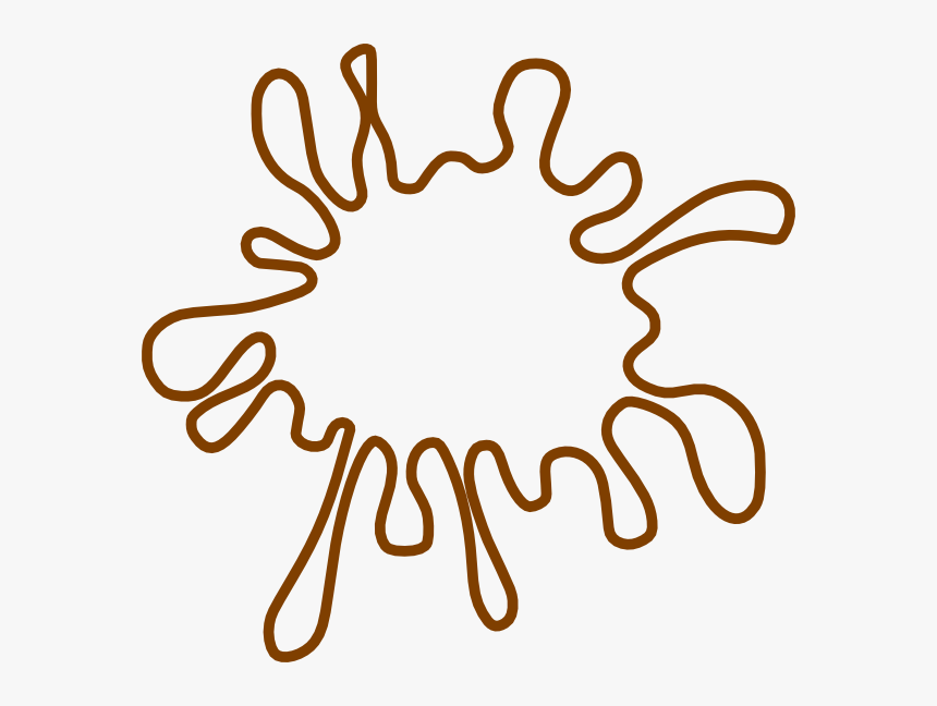 Clip Art At Clker - Yellow Paint Splatter Clipart, HD Png Download