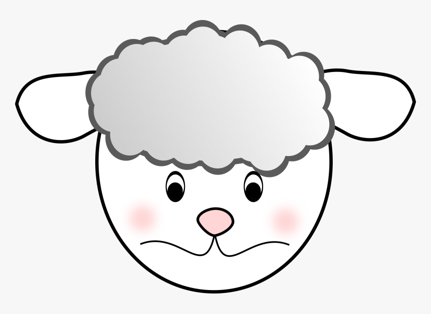 Lamb Face Cut Out, HD Png Download